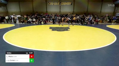 193 lbs Round Of 32 - Lucas Mata, Sunnyside (AZ) vs Jackson Cinfel, Clovis North