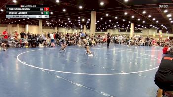 120 lbs Cons. Round 4 - Christian Gentry, Trojan Wrestling Academy LLC vs Josh Chandler, Guerrilla Wrestling Academy