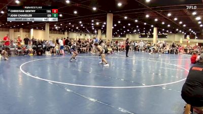 120 lbs Cons. Round 4 - Christian Gentry, Trojan Wrestling Academy LLC vs Josh Chandler, Guerrilla Wrestling Academy