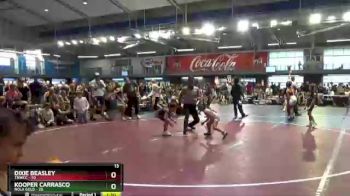 45 lbs Placement Matches (16 Team) - Dixie Beasley, TNWCC vs Kooper Carrasco, NOLA Gold