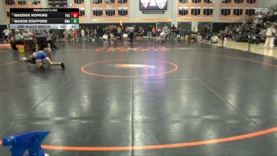N-19 lbs 3rd Place Match - Maddux Hopkins, Pack732 vs Mason Stafford, Hawkeye Wrestling Academy