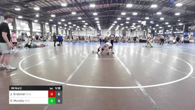 80 lbs Rr Rnd 2 - Jaxon Kraemer, Revival Pink vs Sam Murphy, Iron Faith Wrestling