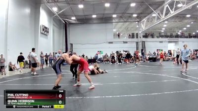 144 lbs Semis (4 Team) - Phil Cuttino, Sakura Worldwide vs Quinn Morrison, VA Team Predator