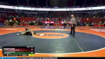 2 lbs Cons. Round 2 - Tyler Evitts, Oak Forest vs Tyler Evans, Crystal Lake (Prairie Ridge)