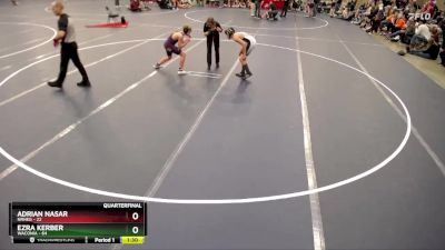 215 lbs Quarterfinals (8 Team) - Adrian Nasar, NRHEG vs Ezra Kerber, Waconia