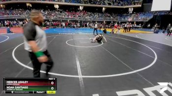 5A 144 lbs Semifinal - Noah Santiago, Amarillo Tascosa vs Mercer Ashley, Lucas Lovejoy