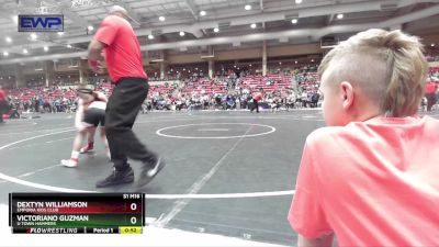 64 lbs Cons. Round 1 - Victoriano Guzman, U Town Hammers vs Dextyn Williamson, Emporia Kids Club