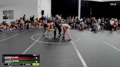 92 lbs Placement (4 Team) - Carson Raper, Ohio Gold vs Cayden Clark, Rebellion