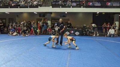49 lbs Cons. Quarters - Axel Roberts, Bobcat Wrestling Club vs Mulcahy McPeck, Matsu- Matmen