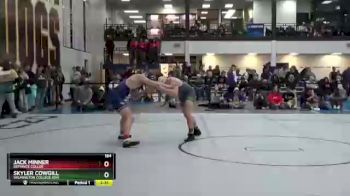 184 lbs Prelim - Jack Minner, Defiance Collge vs Skyler Cowgill, Wilmington College (oh)