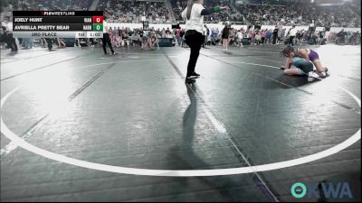105 lbs 3rd Place - Joely Hunt, Vian Wrestling Club vs Avriella Pretty Bear, Harrah Little League Wrestling