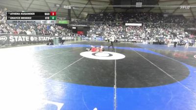Girls 2A 110 lbs 3rd Place Match - Grayce Mendez, Othello (Girls) vs Athena Kusander, Washington (Girls)