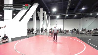 130 lbs Quarterfinal - Briseis Ayala, SoCal Bears WC vs Helena Marin, Unattached