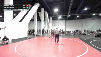 130 lbs Quarterfinal - Briseis Ayala, SoCal Bears WC vs Helena Marin, Unattached