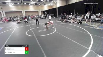 88 lbs Consi Of 8 #2 - Easton Olson, Sanderson Wr Ac vs Camm Colgate, Eastside Cougars