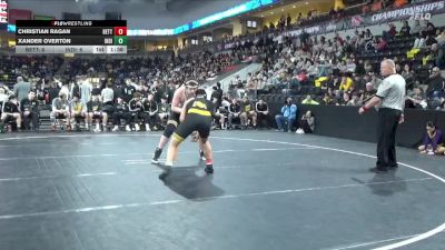 285 lbs Quarterfinal - Xander Overton, Indianola vs Christian Ragan, Bettendorf