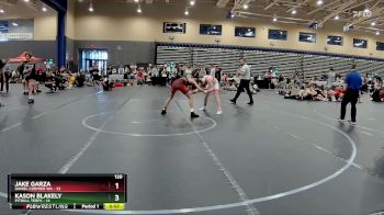 120 lbs Round 3 (8 Team) - Jake Garza, Daniel Cormier WA vs Kason Blakely, PitBull Terps