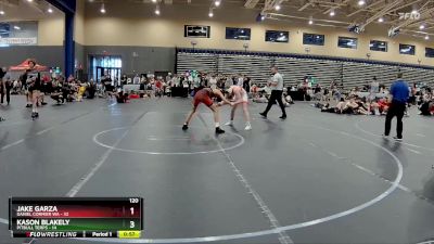 120 lbs Round 3 (8 Team) - Jake Garza, Daniel Cormier WA vs Kason Blakely, PitBull Terps