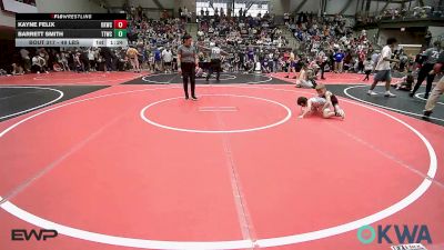 49 lbs Rr Rnd 2 - Kayne Felix, Keystone Kids Wrestling Club vs Barrett Smith, Team Tulsa Wrestling Club