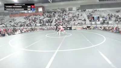 53 Finals kg Champ. Round 2 - Sydney Petzinger, Cardinal WC vs Cristelle Rodriguez, Titan Mercury Wrestling Club