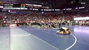 3A-190 lbs Champ. Round 1 - Deegan Lewis, Waverly-Shell Rock vs Alex Graeve, Lewis Central