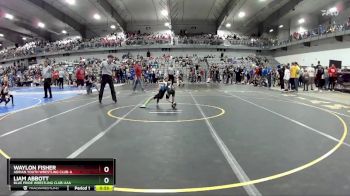 45 lbs Cons. Round 4 - Waylon Fisher, Adrian Youth Wrestling Club-A vs Liam Abbott, Blue Pride Wrestling Club-AAA