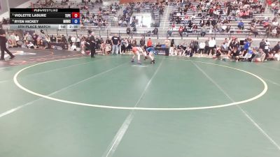 65 kg 5th Place Match - Violette Lasure, Team Pennsylvania vs Ryen Hickey, Mile High Wrestling Club