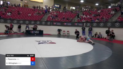 72 kg Cons 32 #2 - Isaac Placencia, New Mexico vs Henry Dillingham, West Linn High School Wrestling