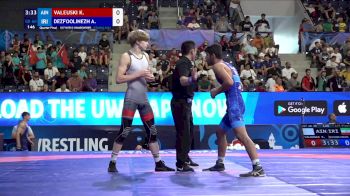 60 kg 1/4 Final - Kiryl Valeuski, Individual Neutral Athletes vs Ali Amir DEZFOOLINEZHAD, Iran