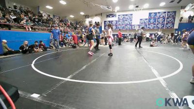 97-102 lbs Rr Rnd 3 - McKenzie Fievet, Tecumseh Youth Wrestling vs Alice Martin, Little Axe Takedown Club