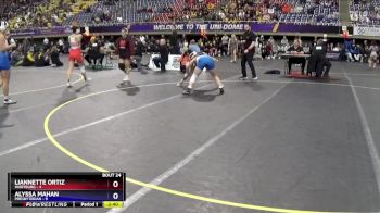 124 lbs Semis & 3rd Wb (16 Team) - Alyssa Mahan, Presbyterian vs Liannette Ortiz, Wartburg