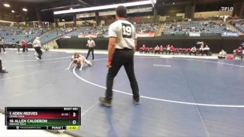 125 lbs Cons. Semi - 1 Aden Reeves, Grand View vs 16 Allen Calderon, Indiana Tech