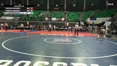 6A 165 lbs Quarterfinal - Nicolas Salgado, Southside Gadsden vs Austin Campbell, Athens