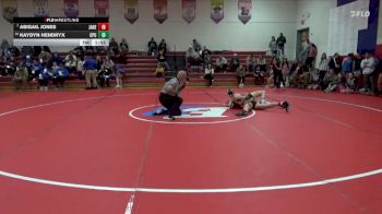 125 lbs Champ. Round 2 - Abigail Jones, Janesville vs Kaydyn Hendryx, Center Point-Urbana