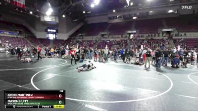 78 lbs Cons. Round 1 - Aydin Martinez, Pomona Wrestling Club Colorado vs Mason Huitt, Badlands Elite Wrestling Club