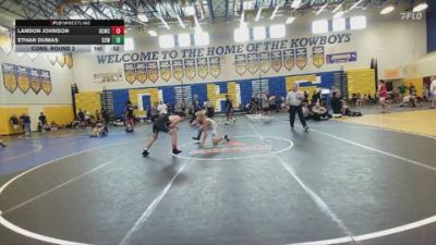 126 lbs Cons. Round 2 - Landon Johnson, Black Creek Wrestling Club vs Ethan Dumas, Black Hive
