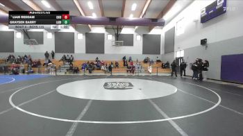 Boys 115 lbs Cons. Round 2 - Liam Reddam, Chico Boys vs Graysen Barry, Lassen Boys