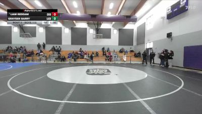 Boys 115 lbs Cons. Round 2 - Liam Reddam, Chico Boys vs Graysen Barry, Lassen Boys