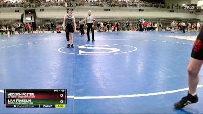 105 lbs Quarterfinal - Addison Foster, JC Youth Wrestling Club vs Liam Franklin, Ozark Youth Wrestling