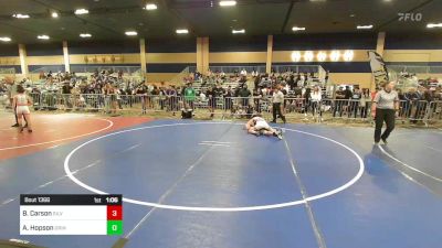 137 lbs Round Of 16 - Brody Carson, Silverback WC vs Axton Hopson, Grindhouse WC