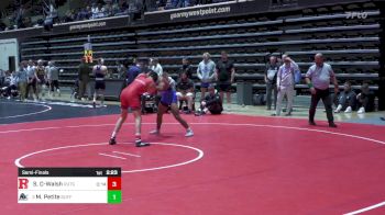 174 lbs Semifinal - Shane Cartegena-Walsh, Rutgers vs Marcus Petite, Buffalo