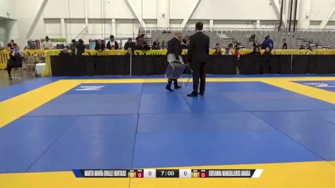 Giovanna Mangialardo Amara vs Marta María Ovalle Hurtado 2024 World IBJJF Jiu-Jitsu No-Gi Championship