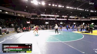 144 lbs Cons. Round 3 - Isidro Padilla-aguilar, Woodinville vs Joseph Yefimchuk, Fife