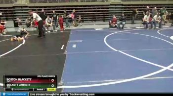 48 lbs 5th Place Match - Boston Blackett, JWC vs Beckett Jarrett, JWC