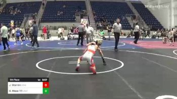 83 lbs 5th Place - Jack Warren, Dominate Club Wrestling vs Robert Joseph Meza 111, Unattached