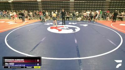 106 lbs Semifinal - Bronson Hubbard, Diamondville Wrestling Club vs Tru Reed, Touch Of Gold Wrestling Club