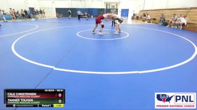 160 B Round 3 - Tanner Tolman, Sanderson Wrestling Academy vs Cale Christensen, Sanderson Wrestling Academy