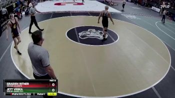 Quarterfinal - Jett Vrbka, Shelby-Rising City vs Graiden Ritner, Wilcox-Hildreth