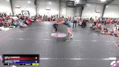 175 lbs Round 3 (3 Team) - Jayla Harrison, RPA vs Hannah Crowe, Lady Reapers