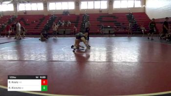 126 lbs Consi Of 8 #2 - Brogan Kealy, Md vs Richie Rizzuto, Nc
